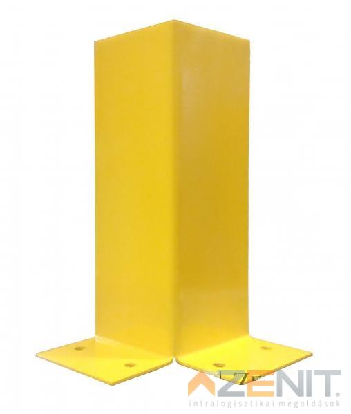 Sarokvédő L típusú 100/400 mm festett sárga