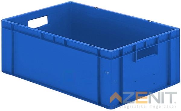 Műanyag szállítóláda 600×400×210 mm kék színben